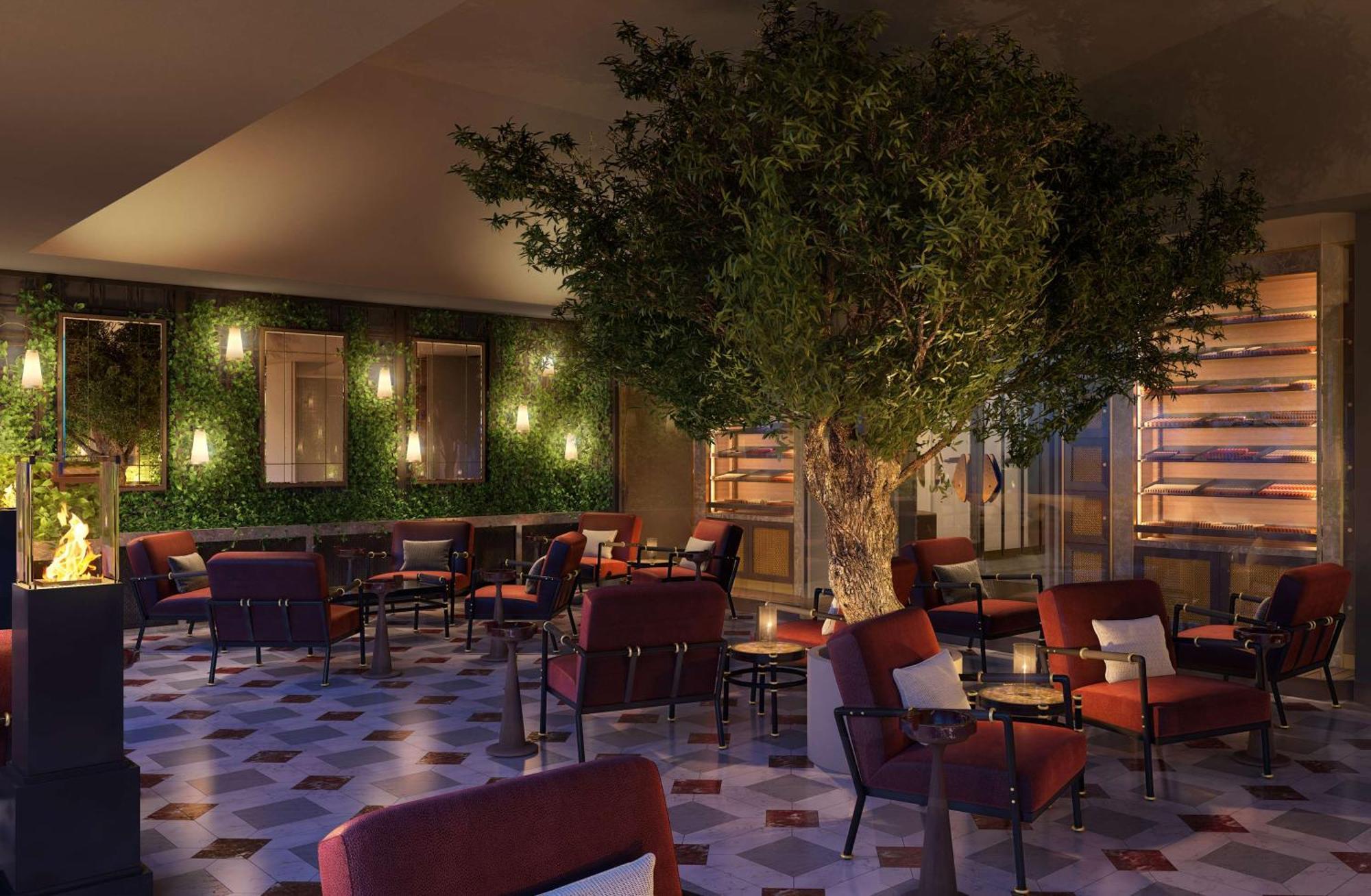 Waldorf Astoria Doha Lusail Kültér fotó The Terrace at The Ivy Collection