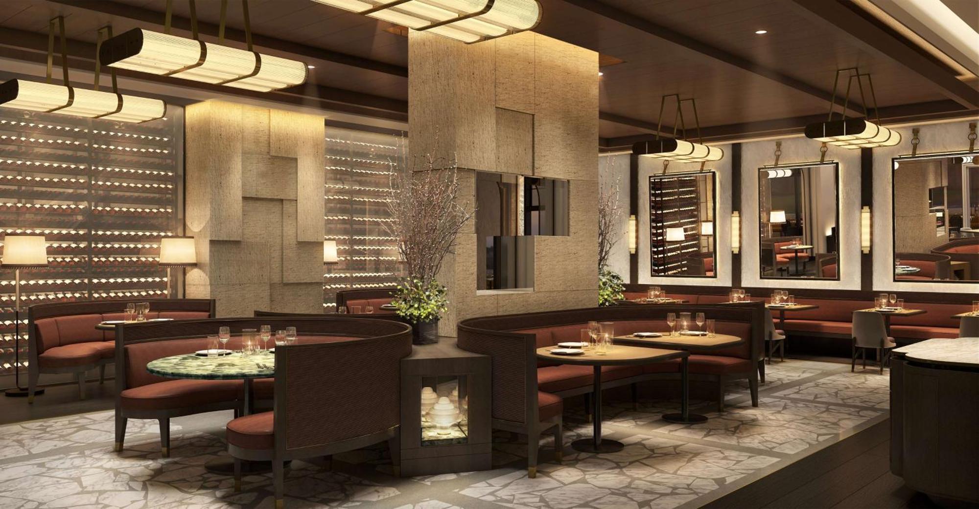 Waldorf Astoria Doha Lusail Kültér fotó Interior of the restaurant